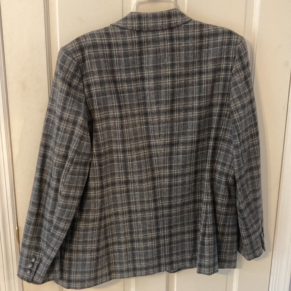 Wool Pendleton Plaid Blazer - image 8